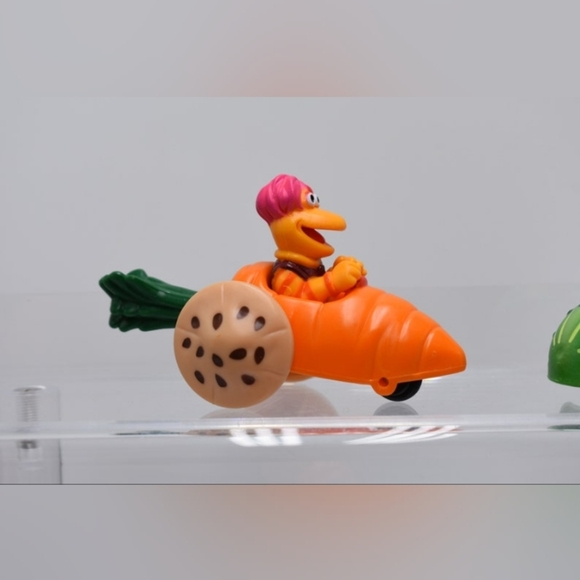 Fraggle Rock McDonald's Mokey Gogo Carrot Car Push Along Racers - Picture 2 of 5
